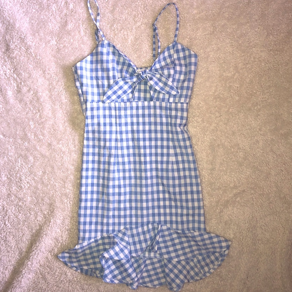 Goodnight Macaroon gingham dress size small